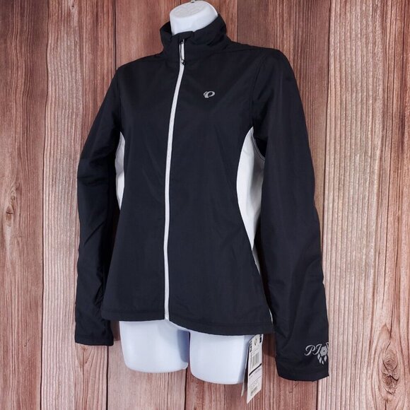 NWT Pearl Izumi Womens Size Medium Select Thermal Barrier Jacket Black White - Picture 2 of 16